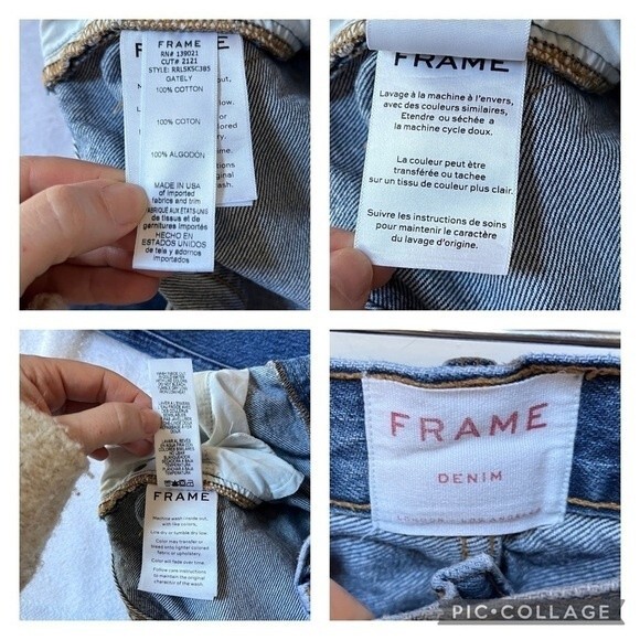 Frame Rigid Re-Release Le Original High-Rise Skinny in Gately 27 NWOT - Picture 7 of 9